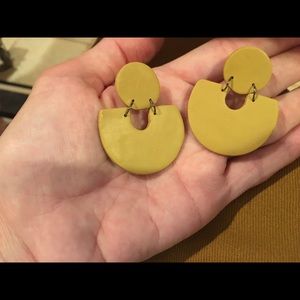 Large polymer clay studs